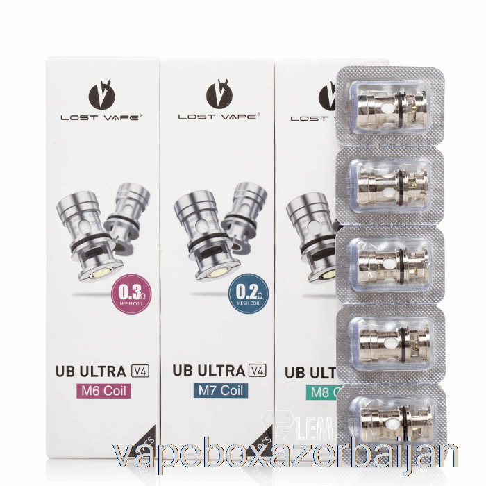 E-Juice Vape Lost Vape Ultra Boost Replacement Coils 0.3ohm M1 Coils (Discontinued)